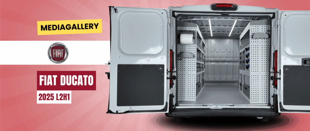 Plancher et étagères pour Fiat Ducato 2025 L2H1 pour Tecnodue Security