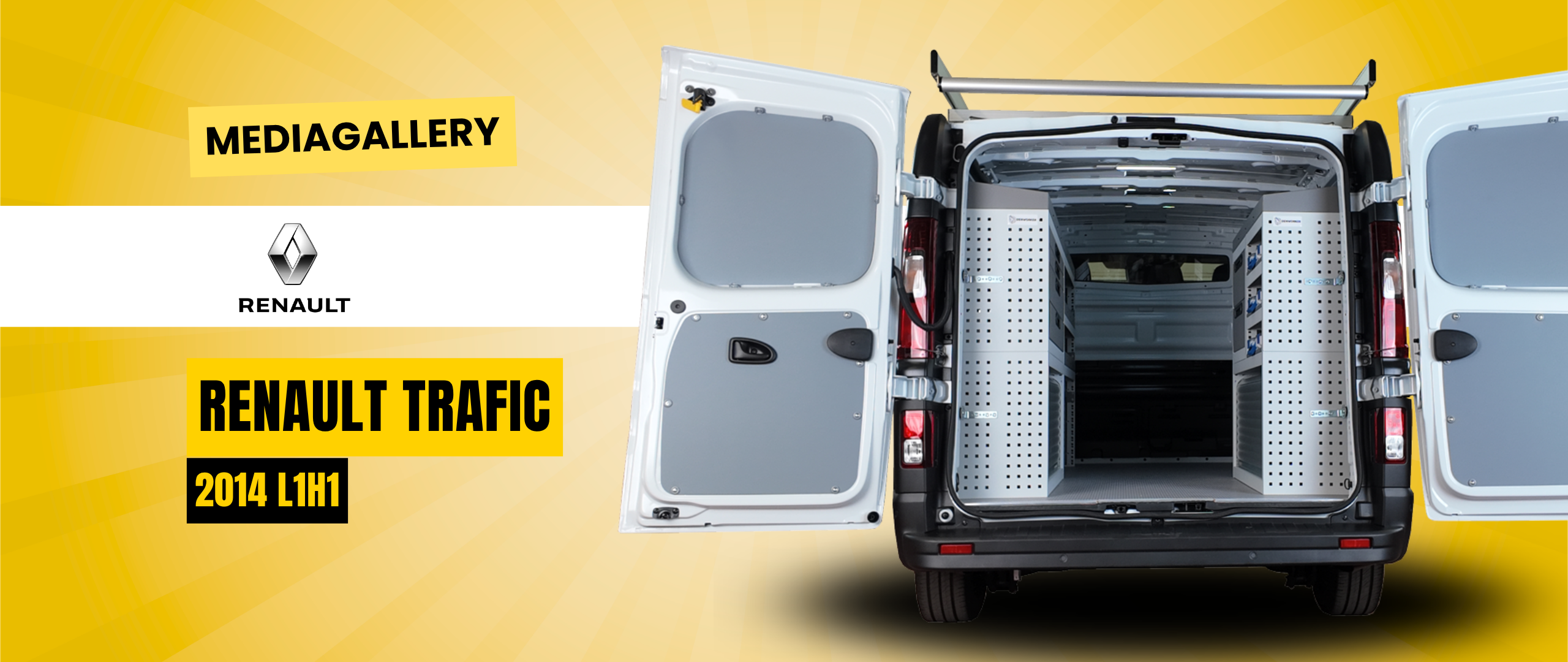 Plancher, Étagères et Galeries de toit pour Fiat Talento 2014 L1H1 de G.R.M. Sas